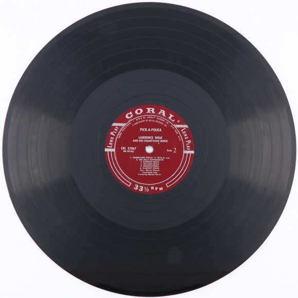 Lawrence Welk & His Champagne Music Pick-A-Polka 1956 Mono LP Record CRL 57067 - Picture 15 of 16